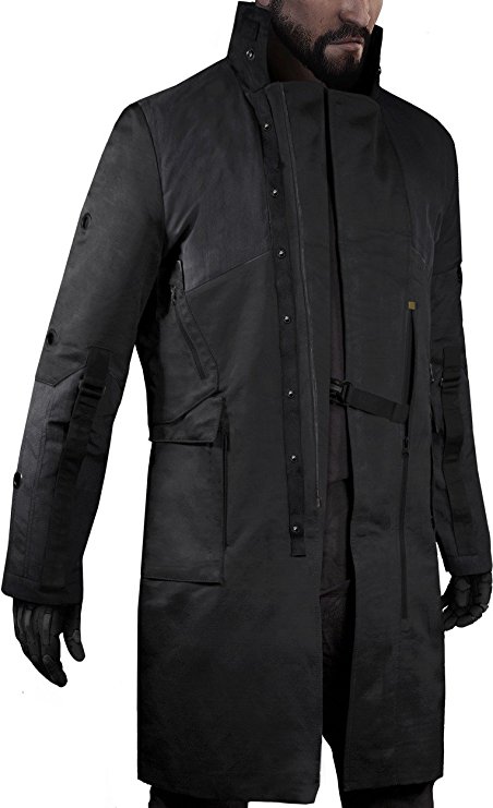 Musterbrand Deus Ex Men Trench Coat Jensen V4.0 Limited Edition Black