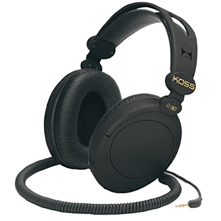 Koss R-80 Over Ear Headphones, Black