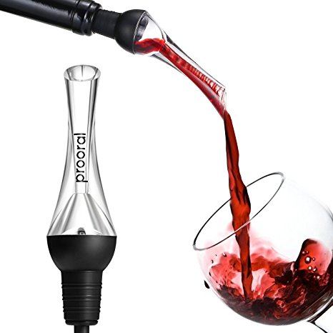 Prooral Wine Aerator Pourer- Premium Aerating Pourer and Decanter Spout for Wine