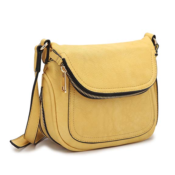 Lady Lightweight Crossbody Bags for Women Small Crossbody Purses Travel Bags Soft Shoulder Bags Vegan Leather