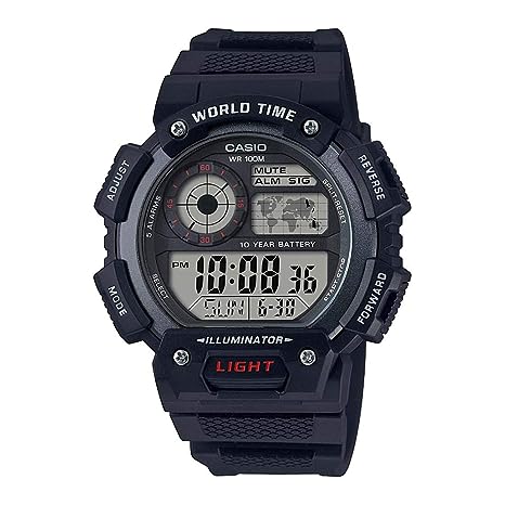 Casio Youth Men Digital Watch - AE-1400WH-1AVDF (D152) ack and Grey