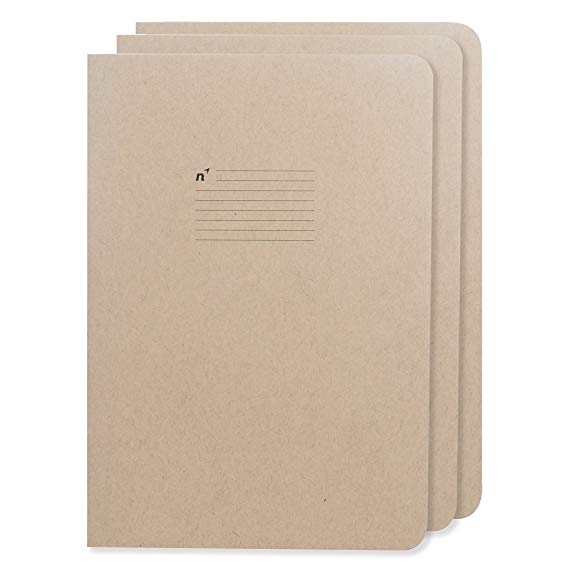 Journal Notebook for Writing/Journaling | 3 Lined College Ruled Notebooks | Premium Thick Large 7x10 Paper | Made in USA
