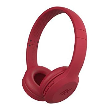 iFrogz Audio - Resound Wireless Over-The-Ear Headphones - Red