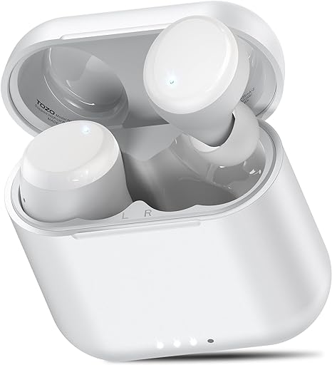 TOZO T6 Wireless Earbuds Bluetooth 5.3 Headphones, Ergonomic Design in-Ear Headset, 50Hrs Playtime with Wireless Charging Case, APP EQ Customisable, IPX8 Waterproof, New Upgraded Version