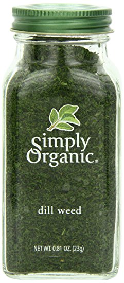 Simply Organic Dill Weed Cut & Sifted Certified Organic, 0.81-Ounce Container