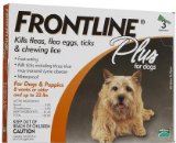 Frontline Plus Dog 0-22 lb - 3 doses Quantity of 1