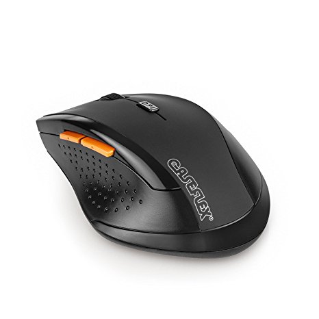 Caseflex LED Optical Wireless Bluetooth Mouse [5 Button] With Ergonomic Air Glide Design & Adjustable DPI [800 / 1000 / 1600]