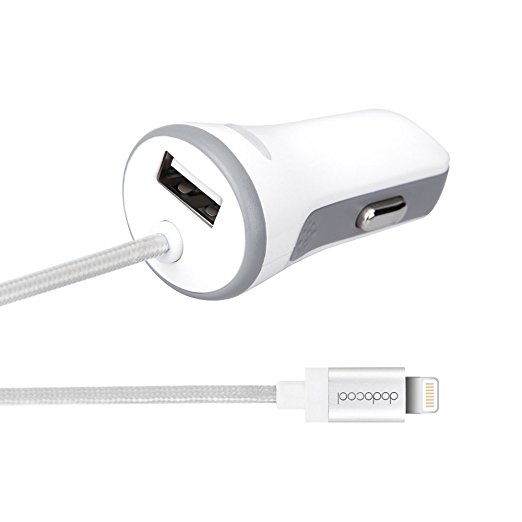 dodocool Lightning Car Charger [Apple MFI Certified] 8 Pin 17W 2.4A for iPhone 7 / 7 Plus 6 / 6 Plus / 5 / 5s/ iPad Air Mini