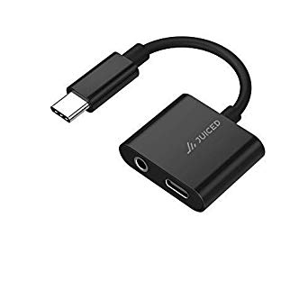 Juiced Systems USB-C Digital Audio Auxiliary Power Delivery Adapter - USB-C to AUX | USB-C PD - Compatible with iPad Pro | Pixel 3 | Pixel 3 XL | Galaxy Note 10