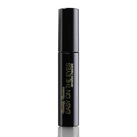 EASY ON THE EYES Sensitive Eye Mascara, Black/Brown (0.35 oz) By Beautify Beauties. Gives You Natural Looking Lashes. Non irritating, Great for Sensitive Eyes, Fragrance-free