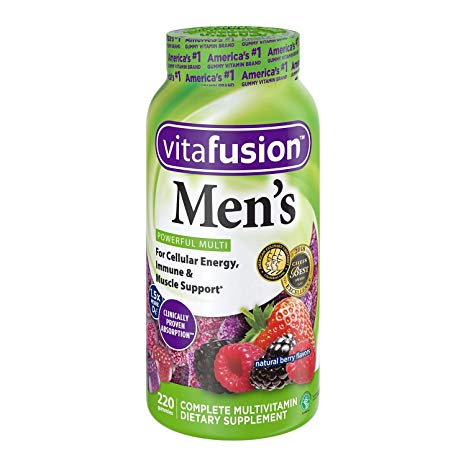 Vitafusion Men's Gummy Vitamins, 220 Count (Packaging May Vary)
