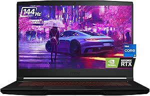 MSI Thin GF63 15.6" FHD Gaming Laptop, 144Hz, Intel Core i7-12650H(Beat i5-13420H), NVIDIA GeForce RTX 4060, 32GB RAM, 1TB NVMe SSD, WiFi 6, Backlit Keyboard, HDMI, RJ-45, Win 11, BWE Accessories