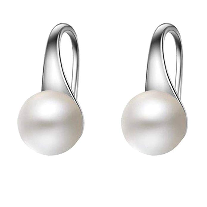 Pearl Earrings for Women,925 Sterling Silver New Fashion Hook Earrings