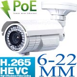 USG  H265 Compression  5MP 2592 x 1944  30FPS IP Bullet Security Camera 6-22mm Long Range 5MP HD Lens PoE 72x IR LEDs 118 Sony DSP IP66 NEMA 4x Outdoor Rated ONVIF 24