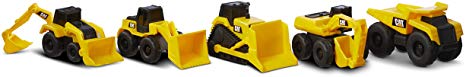 Caterpillar 82150, CAT Little Machines 5 Pack Construction Vehicle, Yellow