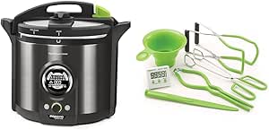 12 Qt Stainless steel Electric Pressure Canner & 7 Function Canning Kit