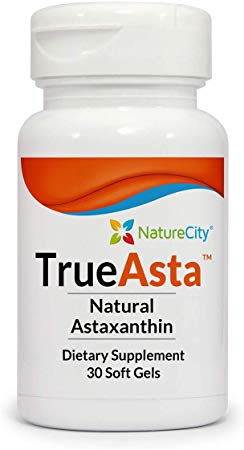 True-Asta Natural Astaxanthin 6mg - Supports Joint Muscle Skin & Eye Health