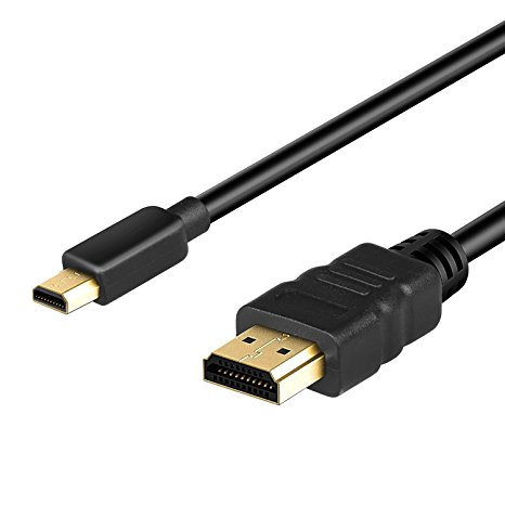 Micro HDMI to HDMI Cable, TechRise 2-Meters High-Speed Gold Plated HDTV HDMI to Micro HDMI Cable Adapter Converter, Supports Ethernet, 3D, 4K and Audio Return-Male to Male