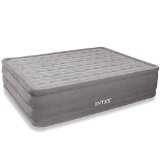 Intex Ultra Plush Airbed with Built-in Electric Pump Queen Bed Height 18