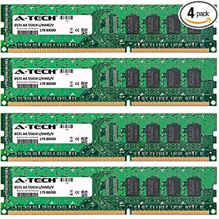 8GB KIT (4 x 2GB) for Dell Inspiron Desktop Series 560 560s 570 580 580s I580. DIMM DDR3 Non-ECC PC3-8500 1066MHz RAM Memory. Genuine A-Tech Brand.