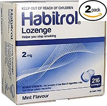 Habitrol Nicotine Lozenge 2mg Mint Flavor. 2 packs of 216 Lozenges (total 432)