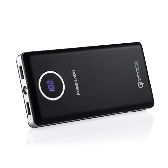 [Qualcomm Certified Quick Charge 3.0] Poweradd 20100mAh Portable Phone Charger Power Bank with LED Display for iPhone, iPad, Samsung Galaxy, LG and More