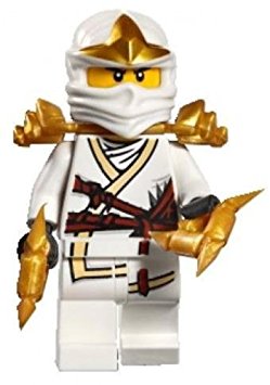 LEGO Ninjago Minifigure - Zane ZX with Throwing Stars