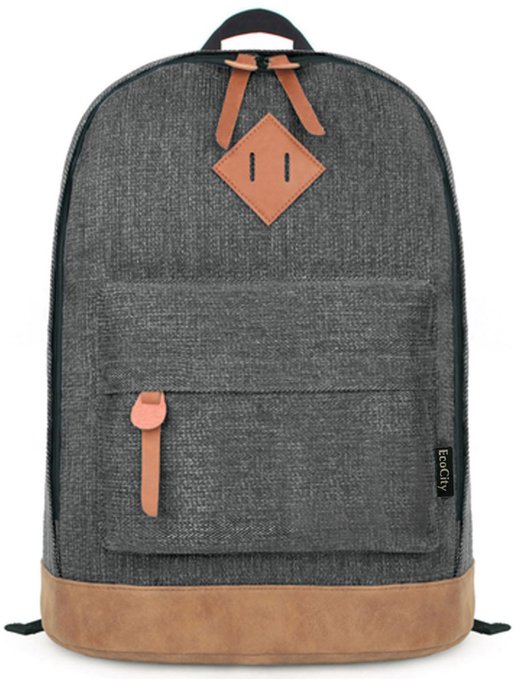 EcoCity Unisex Classic Travel Laptop Backpacks School Bookbags