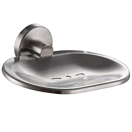 XVL Bathroom Stainless Steel Wall Mounted Soap Dish Brushed