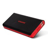 KMASHI 15000mAh External Battery Power Bank Ultra High Capacity Portable Charger Backup Pack with Powerful Dual USB 3A Output and 2A Input For iPhone 6s 6 Plus iPad and Samsung Galaxy and More