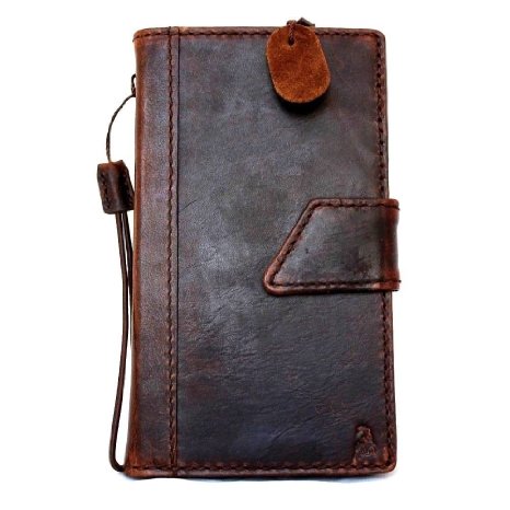 Genuine Oiled Leather Case for Motorola Nexus 6 Luxury Book Wallet Handmade Business Luxury New Free Shipping !