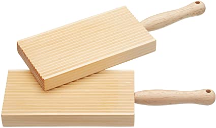 Kitchen Craft Home Made Wooden Butter Paddles / Gnocchi Boards, 20 x 6.5 cm (Set of 2) by KitchenCraft
