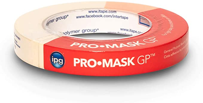 IPG ProMask GP, General Purpose Masking Tape,  .70" x 60 yd (Single Roll)