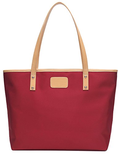 CharmLeaks Womens Large Shopper Bag Womens Nylon Oxford Tote Shoulder Bag Ladies Top-handle Bag