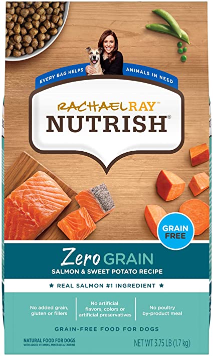 Rachael Ray Nutrish Zero Grain Dry Dog Food with Real Meat, Grain Free (Packaging May Vary)