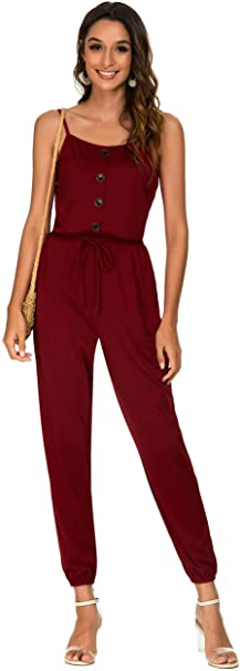 FENSACE Womens Summer Petite Jumpsuits Rompers Sexy for Beach