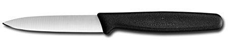 Victorinox Cutlery 3.25-Inch Paring Knife, Small Black Polypropylene Handle