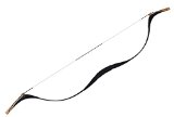 Black Snakeskin Recurve Archery Hunting Longbow Mongolian Traditional Handmade Horsebow Recurve Bows 50lbs--Exclusively Sold By Huntingdoor