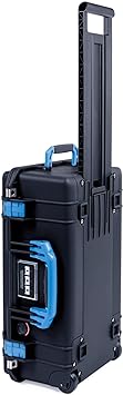 Pelican Color Case Black & Blue Pelican 1535 Air case Comes Empty. Carry-on Size.