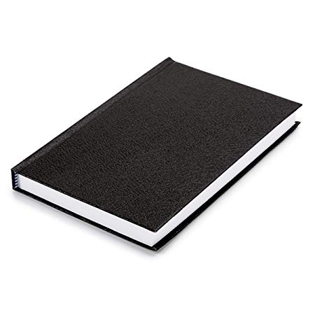 Studio 71 97490-19 Bound Black Sketchbook, 5.5-x-8.5-Inch,