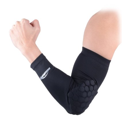 COOLOMG Combat Basketball Pad Protector Gear Shooting Hand Arm Elbow Sleeve Adult/Child