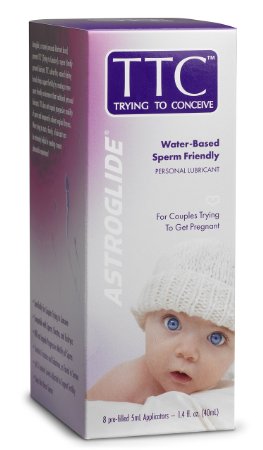 Astroglide TTC Trying to Conceive Sperm-Friendly Personal Lubricant, 1.4 Fluid Ounce
