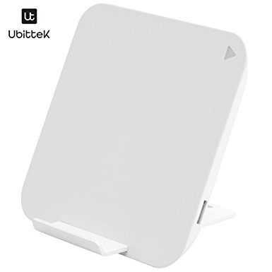 Qi Fast Wireless Charger by Ubittek Portable foldable Wireless Charging Pad/Stand for All QI-Enabled Devices, for example: Samsung Galaxy S7 / S7 Edge, S6 / S6 Edge,Google Nexus 4 / 5 / 6 / 8