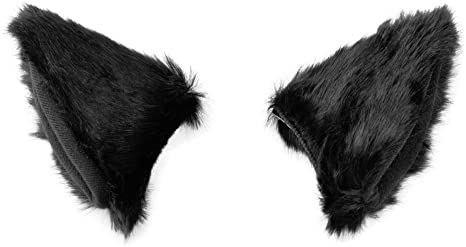 Ztl Cute Cat Fox Long Fur Ears Hair Clip Anime Cosplay Party Costume Headwear