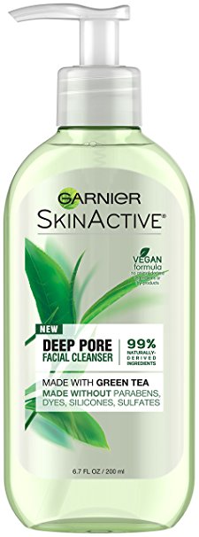 Garnier SkinActive Face Wash with Green Tea, Oily Skin,  6.7 fl. oz.