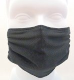 Breathe Healthy Honeycomb Face Mask-Protect your Immune System from Allergns Pollen Dust Mold Spores Cold and Flu with Antimicrobial Shield Black