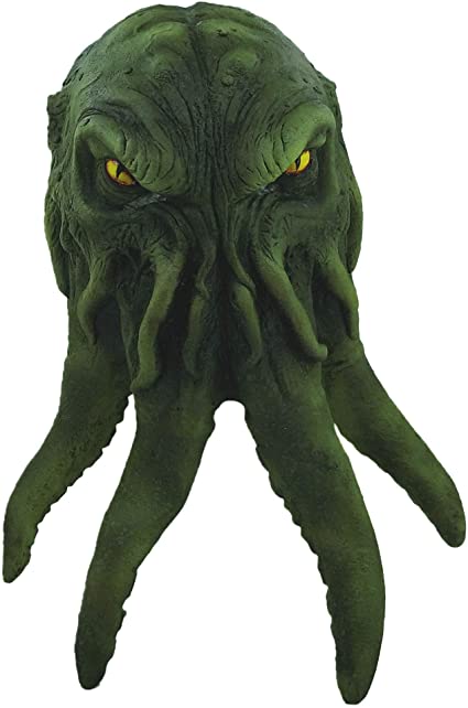 Cthulhu Green Octopus Monster - Adult Costume Mask for Halloween