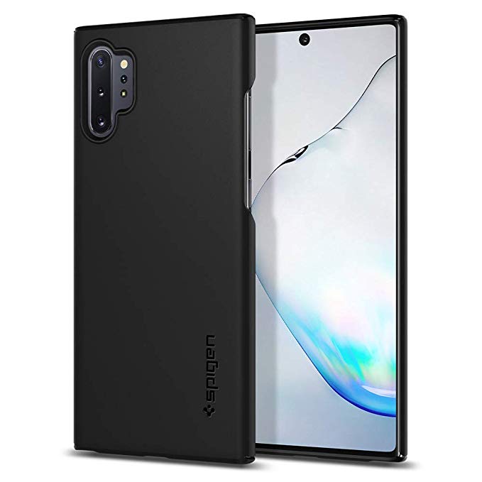 Spigen Thin Fit Compatible with Samsung Galaxy Note 10  Plus Case Cover (2019) - Black