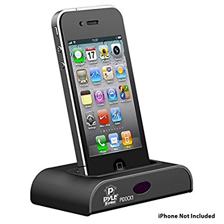Pyle-Home PIDOCK1 Universal iPod/iPhone Docking Station for Audio Output Charging Sync with iTunes and Remote Control