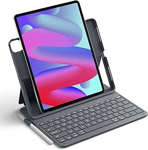 Inateck Keyboard Case for iPad Air 13 inch (M2) 2024,iPad Air 13 inch Case with Keyboard, Ultralight Keyboard for iPad Air 13 inch (M2) QWERTY, with Pen Holder, BK2007-13